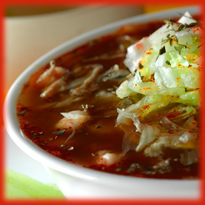 Comida tradicional auténtica mexicana